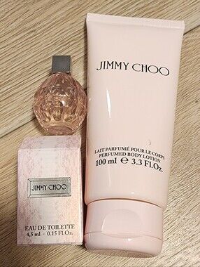 Jimmy Choo duo set mini edt and scented body lotion 3.3 oz New